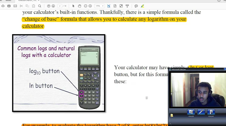 MHF4U Lesson 7.4 Techniques for Solving Logarithmic Equations