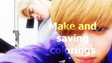 How to make and save coloring | Sony Vegas