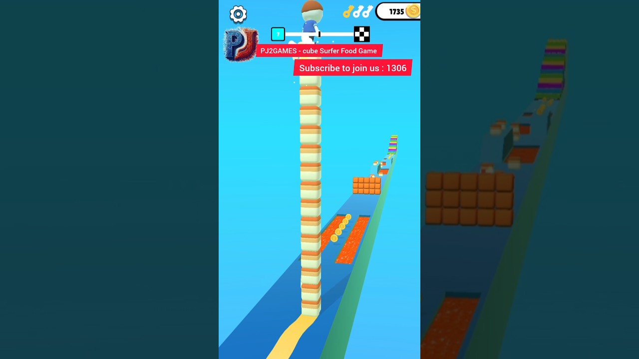 Cube Surfer Food 😱 