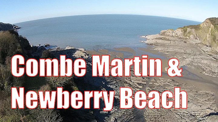 Combe Martin & Newberry Beach in Devon from the ai...