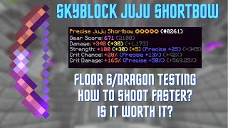 How to make Juju Bow Shoot Faster? Floor 6/Dragon Testings - Hypixel Skyblock