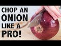 How To Chop An Onion Like a PRO! (3 FASTEST Ways to Cut an Onion) | Healthy Cooking Basics