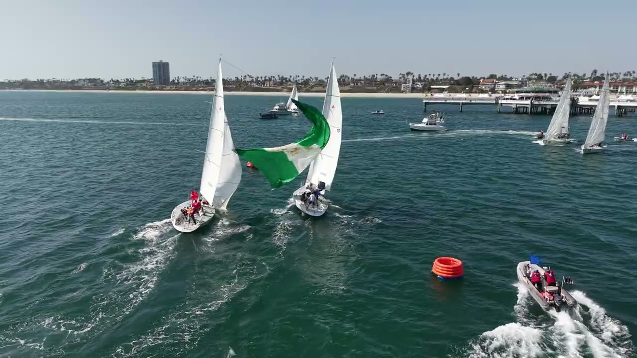 ⁣2026 Congressional Cup   Day 2   F12M1   Tapper v Monnin leeward gate