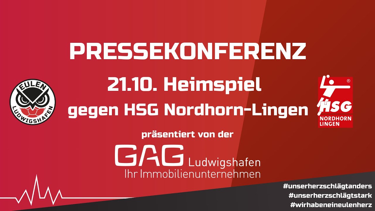 PRESSEKONFERENZ EULEN LUDWIGSHAFEN - HSG NORDHORN LINGEN