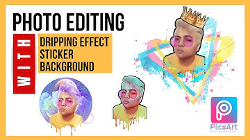 PicsArt Dripping Effect | PicsArt Photo Editing Tutorial | Easy Steps