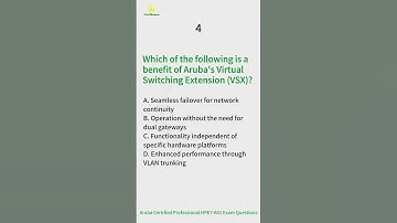 HPE7-A01 Aruba Certified Campus Access Professional Exam Questions Q1-2 #hpexams #questions #exams