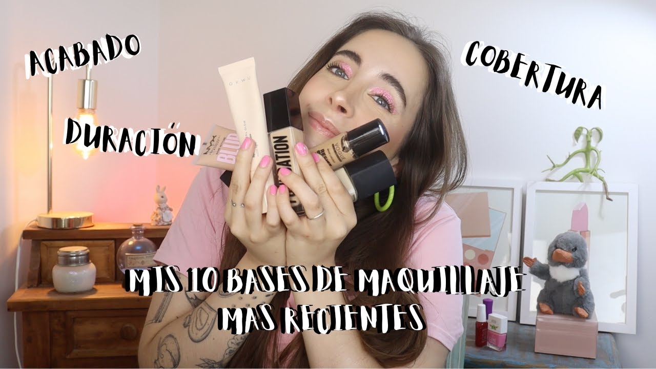 🎄VLOGMAS🎄💓10 BASES DE MAQUILLAJE MAS RECIENTES EN MI COLECCIÓN💓 - Ro Contardo