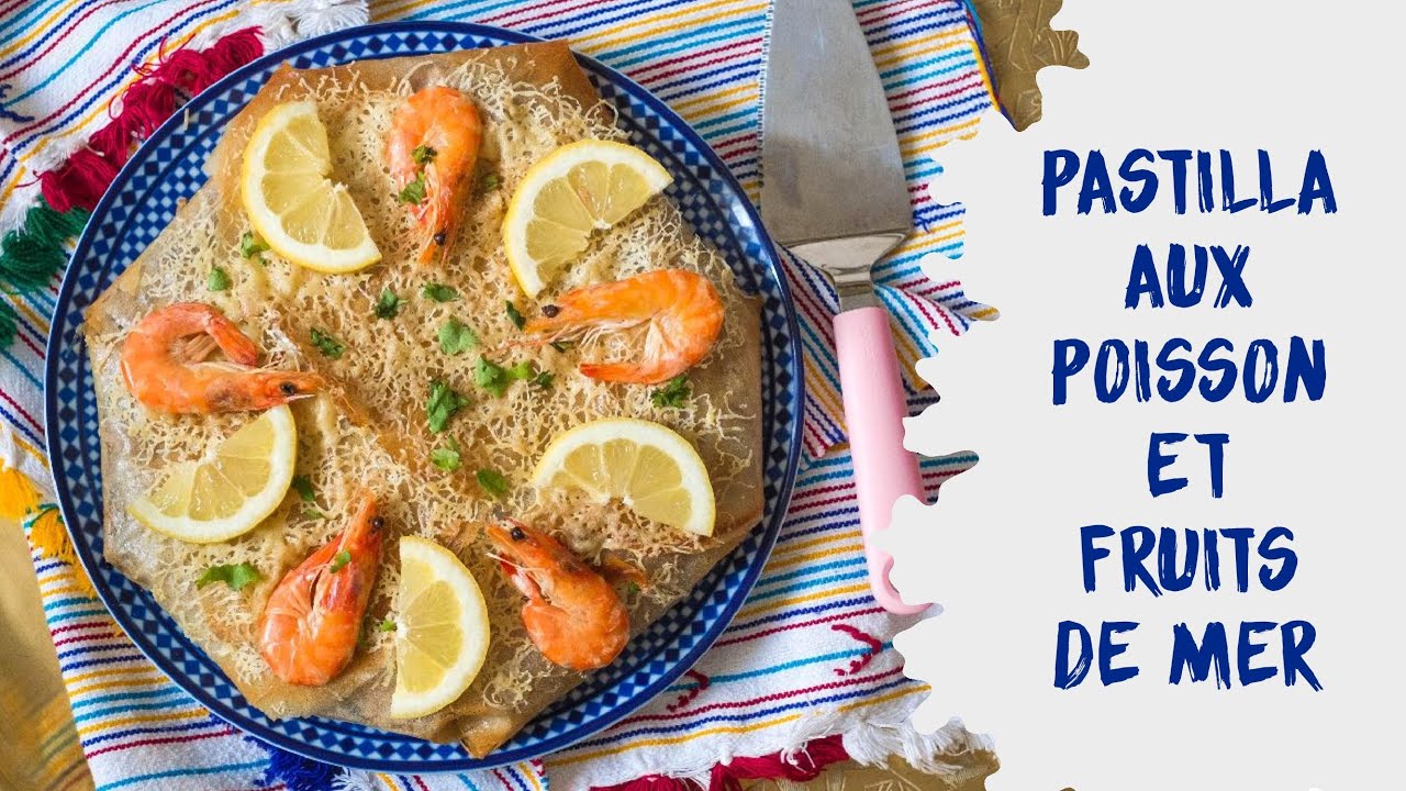 La recette de la Pastilla aux poisson et fruits de mer de Maman (FACILE
