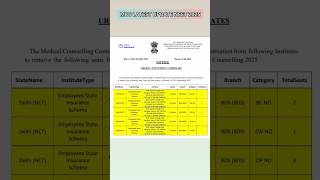 mcc latest update neet #neet2025 #mcc #mcccounselling #mccupdate #neet #neetupdate #neetlatest #mbbs