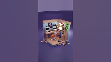 Blender - Retro Game Room Tutorial ( Youtube : Polygon Runway  )