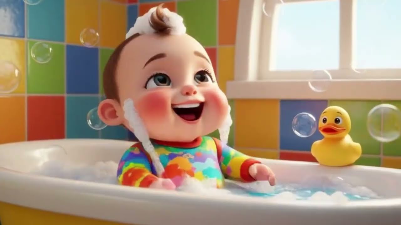 Пузырьки в ванне 🛁🫧🧼 | Весёлый мультфильм для купания и игры с пеной