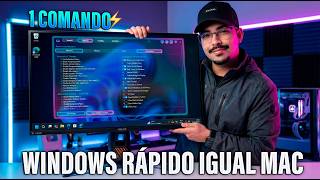 WINDOWS MAIS RÁPIDO? 🚀 O comando 'mágico' que todo técnico de PC esconde!
