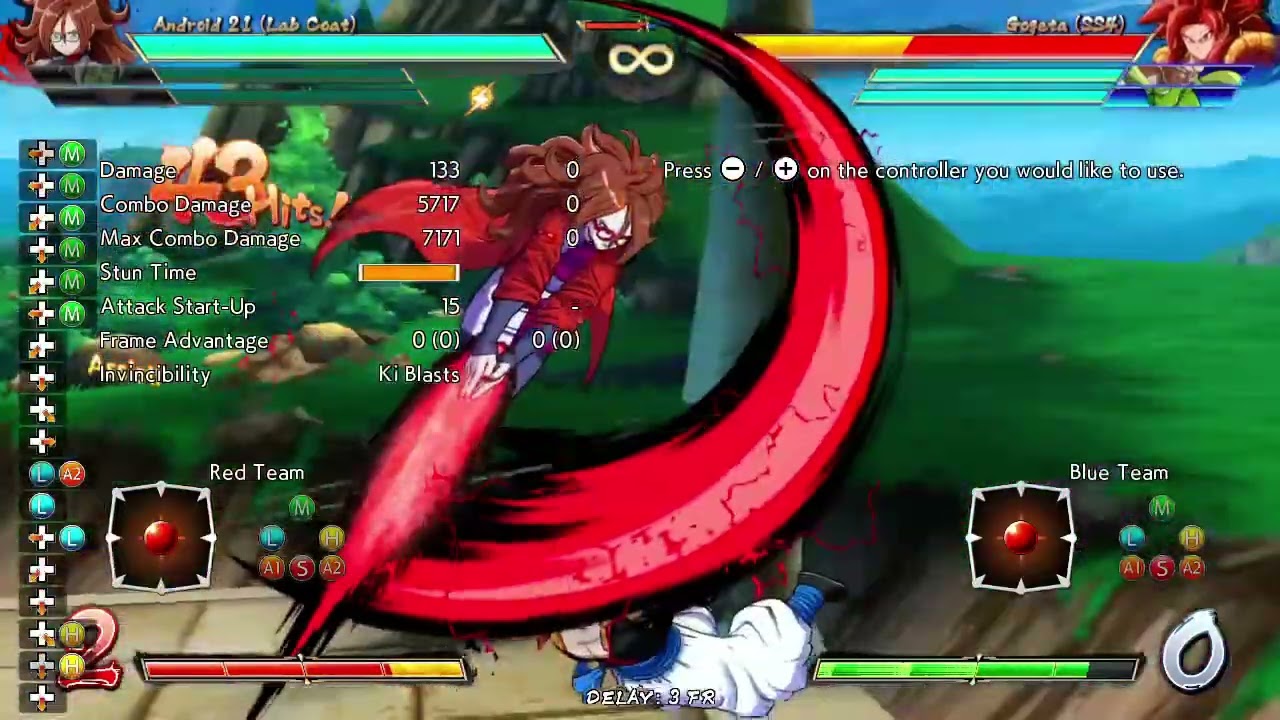 Android 21 (Lab Coat) Corner Combo