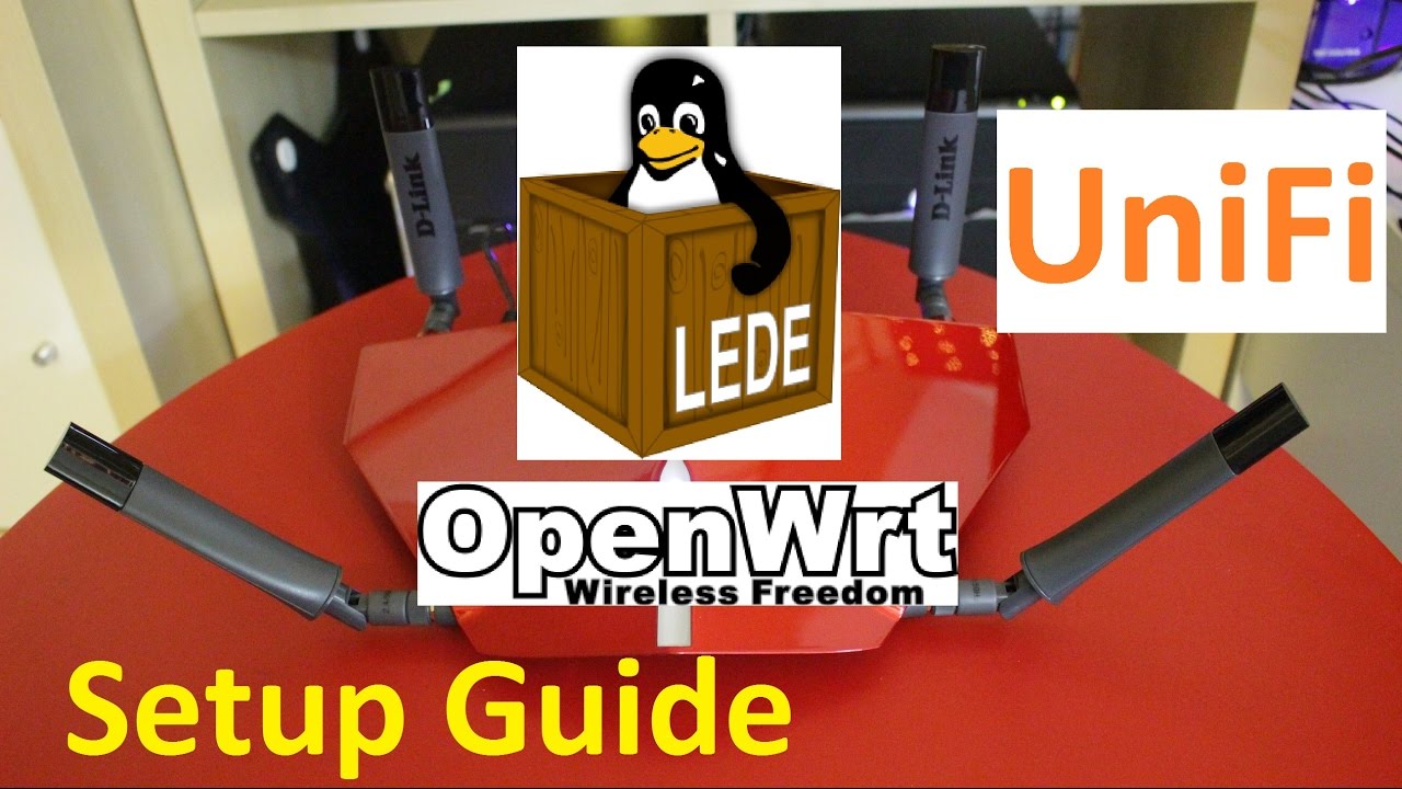 D-Link DIR-885L LEDE/OpenWRT (Part 1) - Flash & Setup UniFi - YouTube