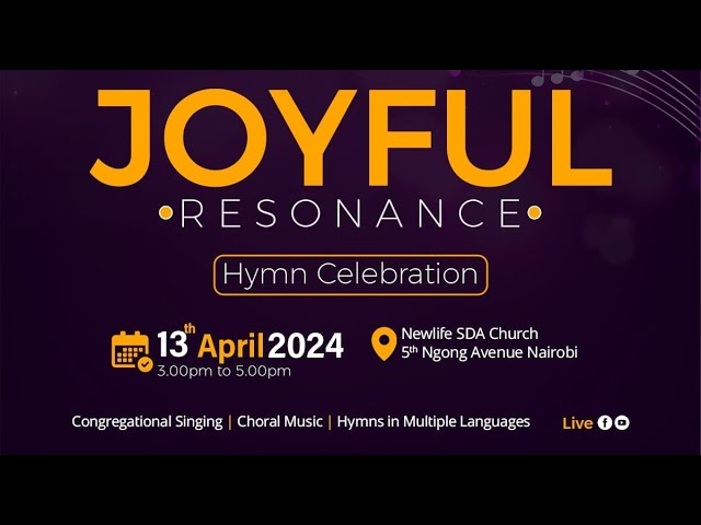 Sabbath Afternoon Worship || Joyful Resonance HYMN CELEBRATION|| 13th April 2024 class=