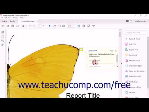 Acrobat Pro DC Tutorial Importing Changes in a Review- Adobe Acrobat Pro DC Training Tutorial Course