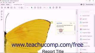 Acrobat Pro DC Tutorial Importing Changes in a Review- Adobe Acrobat Pro DC Training Tutorial Course