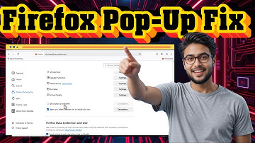 How To Enable Or Disable Pop-Ups In The Firefox Web Browser - Quick Tutorial