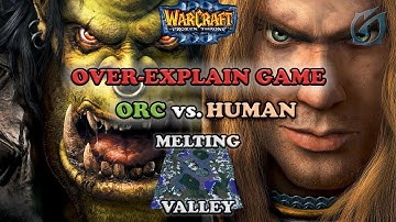 Grubby | Warcraft 3 The Frozen Throne | Orc v HU - Over-Explain Game - Melting Valley