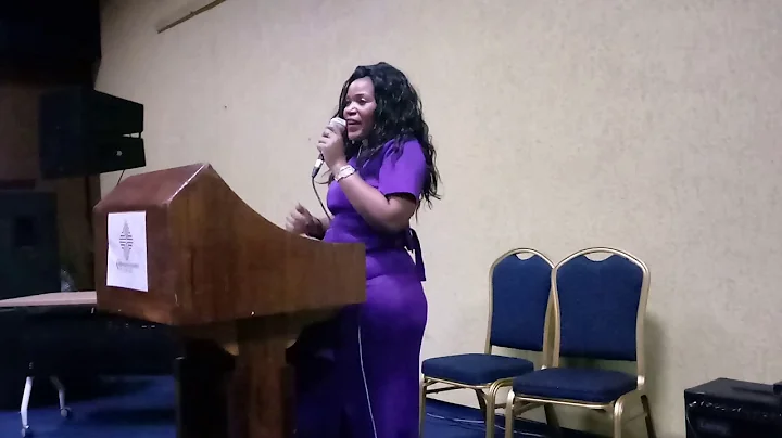 Joyce Chavula speaks at the opening ceremony of Fe...