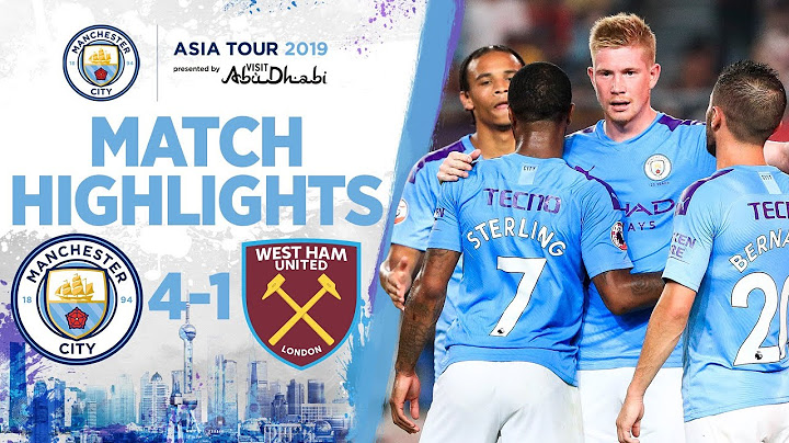 HIGHLIGHTS | Man City 4-1 West Ham I Premier League Asia Trophy