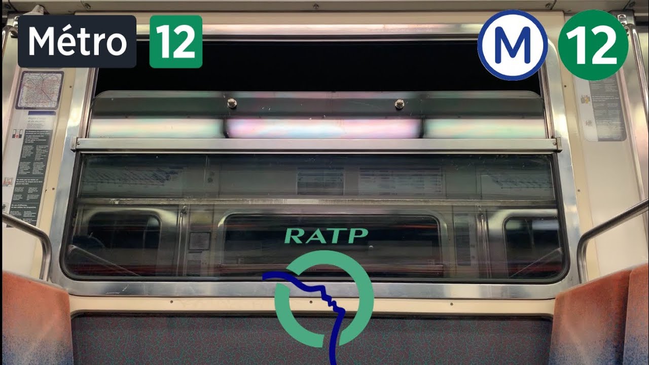 ( METRO LIGNE 12 ) Trajet dans un MF67A2 entre Front