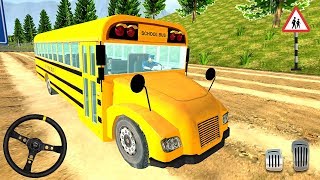 Offroad School Bus Driver 2019 - Bus Driving Simulator 3D - Android Gameplay screenshot 3