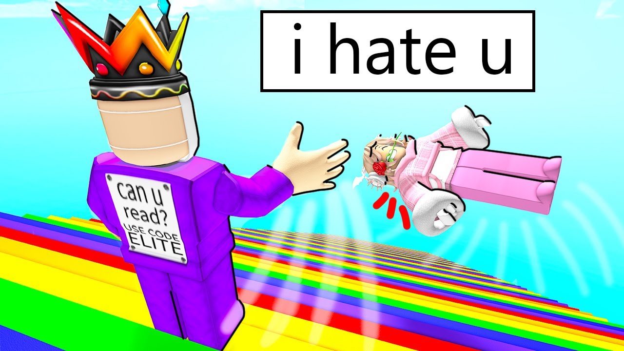 I SLAP People Down Stairs on Roblox Stairs Of RAGE