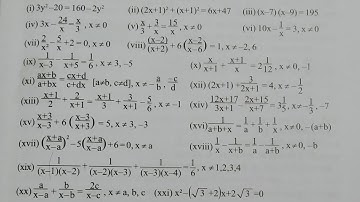 WBBSE chapter 1.2//algebra//quadratic equations//class10//exercise 1.2/