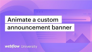 Animate a custom call-to-action banner — Webflow tutorial
