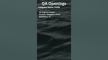 QA JOB OPENING FOR MANUALTESTING #manualtesting #selenium #automation #qa #viral #yt #shorts #videos