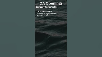 QA JOB OPENING FOR MANUALTESTING #manualtesting #selenium #automation #qa #viral #yt #shorts #videos