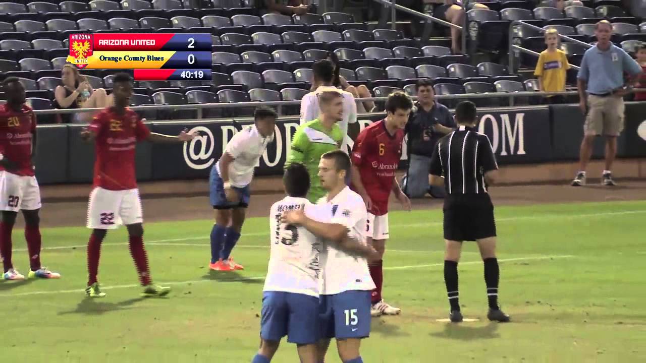 HIGHLIGHTS: Arizona United Soccer Club vs Orange County Blues 6/28/14