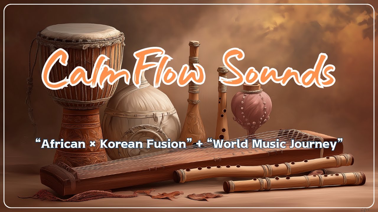 African × Korean Traditional Instrument Fusion 🌍 World Music BGM | 2 Hour Ethnic Journey