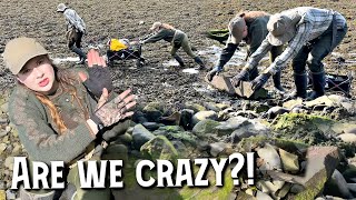 Are We CRAZY for Trying? Extreme Mudlarking! - Our BIGGEST & HEAVIEST find yet! Treasure Hunting!