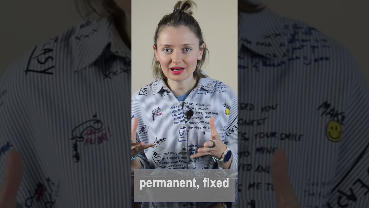 Un segundo significado del adjetivo FIJO! 🧐 