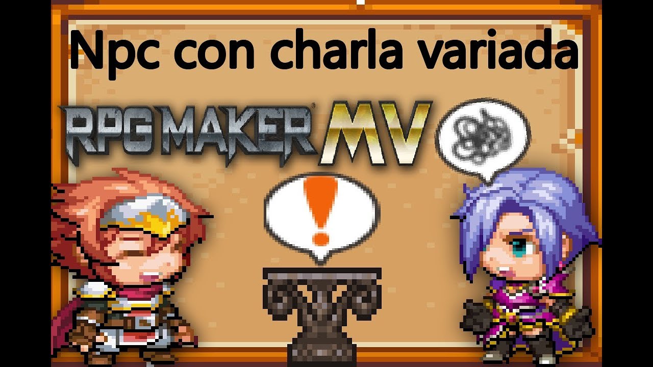 Rpg maker mv "Npc con varios dialogos" - YouTube