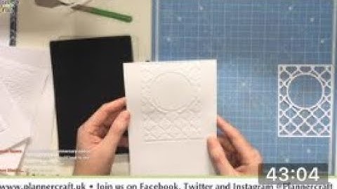 LIVE REPLAY: Embossing Folders with your ScanNCut