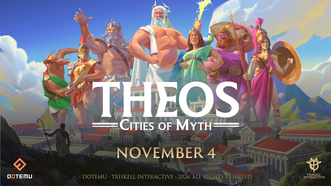 Theos: Cities of Myth se date au 4 novembre sur PC