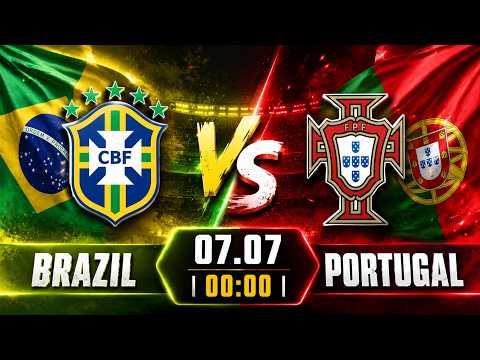 🔴 Brazil vs Portugal | Samba Meets Europe