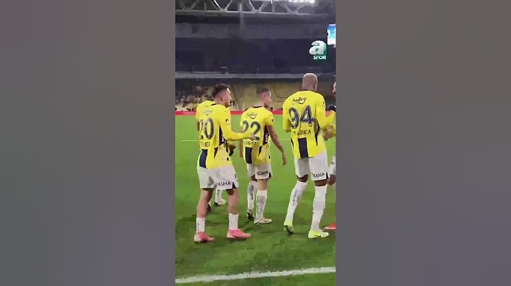 Cenk Tosun Ve Anderson Talisca'nın Birlikte Yaşadığı Gol Sevinci! (Fenerbahçe 2-0 Erzurumspor)