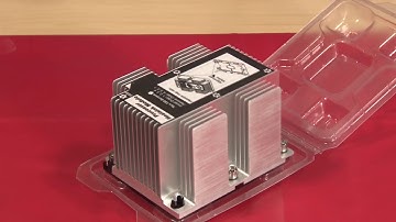 Lenovo ThinkSystem SR570 installing a heat sink and CPU