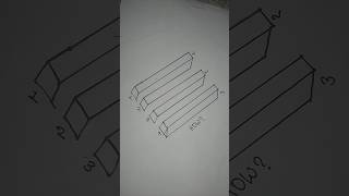 how to draw 3d illusion 🤯. #shorts