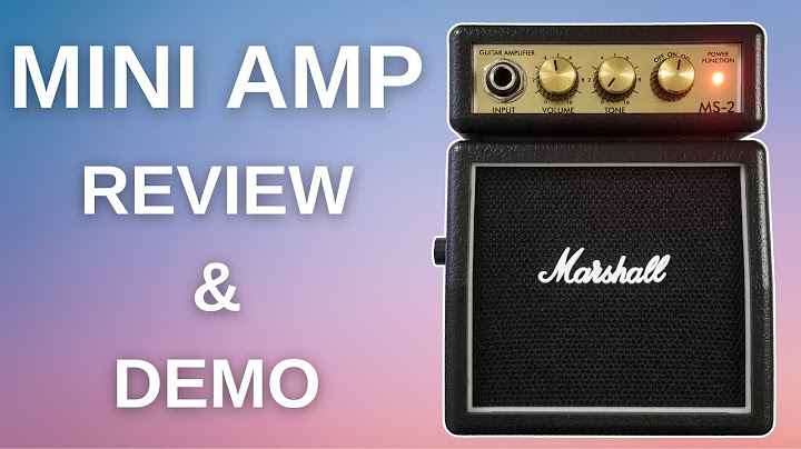 Marshall ms2 micro guitar amplifier review năm 2024