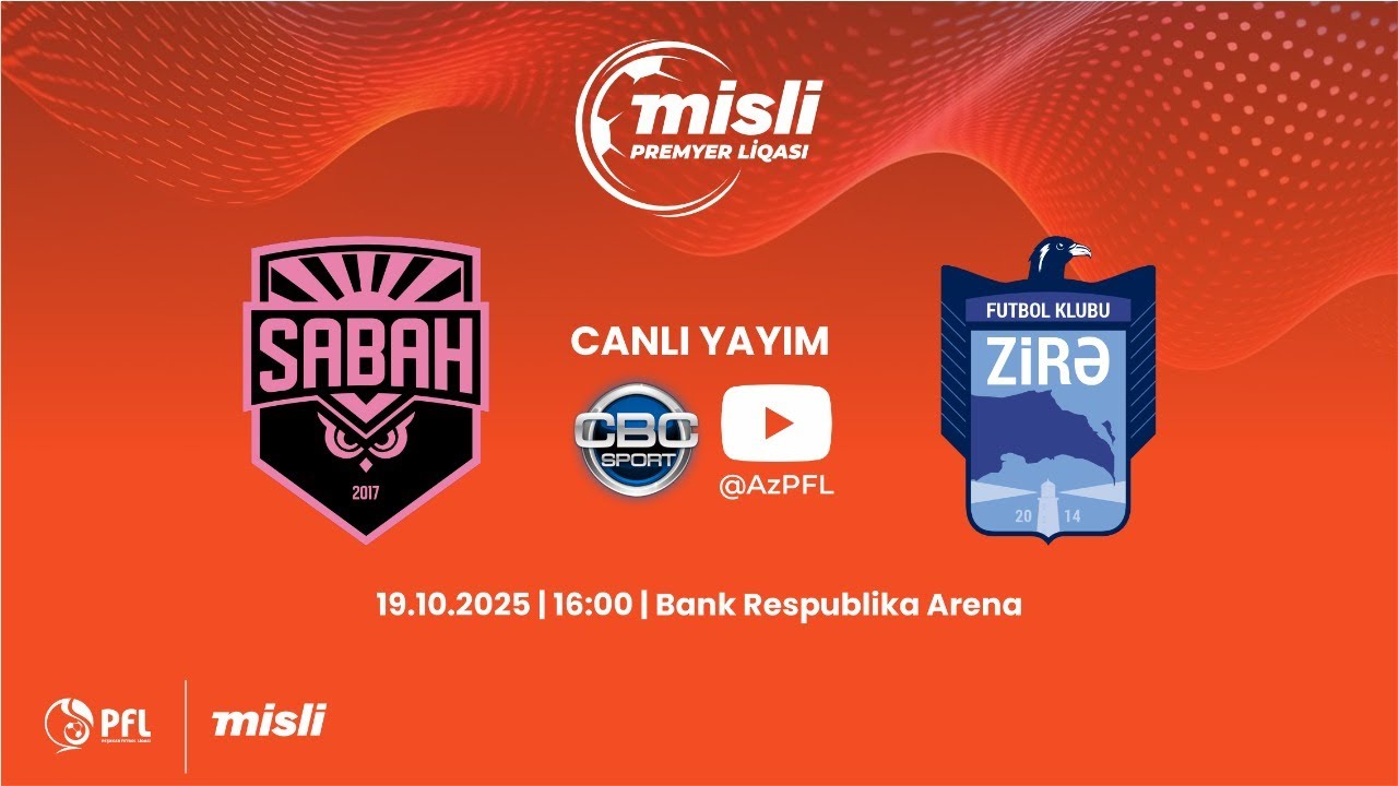 Misli Premyer Liqası 2025/2026 VIII tur “Sabah” – “Zirə”