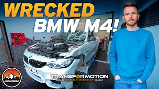 I BOUGHT A WRECKED BMW M4 + NEW CHANNEL!