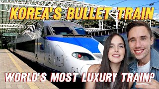 Riding Korea's FASTEST train 🇰🇷 | Bullet Train, Seoul to Busan, South Korea