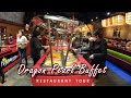 All you can eat chinese restaurant    dragon pearl buffet    restaurant tour 4k