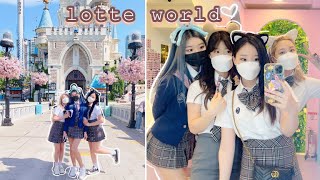 students go to lotte world LMAO ✧ korea vlog