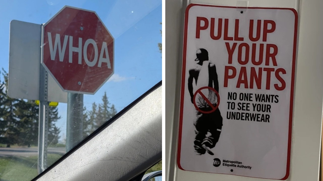These Are Normal Sign These Signs Look Normal Until You Actually Read Them 😂 - YouTube